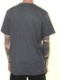 Camiseta Masculina RVCA Divider Manga Curta Estampada - Cinza Mesclado Escuro