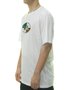 Camiseta Masculina RVCA Global Manga Curta Estampada - Branco