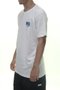Camiseta Masculina RVCA Headhunter Manga Curta Estampada - Off White