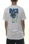 Camiseta Masculina RVCA Headhunter Manga Curta Estampada - Off White