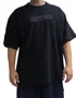 Camiseta Masculina Rvca Liner Manga Curta Estampada - Preto