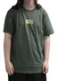Camiseta Masculina Rvca Mini Balance Box Manga Curta Estampada - Verde Escuro