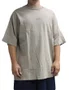 Camiseta Masculina Rvca Oversize Manga Curta Estampada - Bege