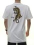 Camiseta Masculina RVCA Tiger Manga Curta Estampada - Branco