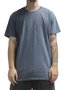 Camiseta Masculina RVCA Two Stack Manga Curta Estampada - Cinza Escuro