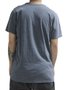 Camiseta Masculina RVCA Two Stack Manga Curta Estampada - Cinza Escuro