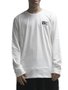 Camiseta Masculina RVCA VA Manga Longa Estampada - Branco