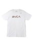 Camiseta Masculina RVCA Vibrant Flower Manga Curta Estampada - Branco
