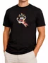 Camiseta Masculina Santa Cruz Burnt Hand Manga Curta Estampada - Preto