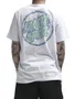 Camiseta Masculina Santa Cruz Burnt Opus Manga Curta Estampada - Branco