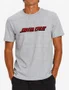 Camiseta Masculina Santa Cruz Classic STR Manga Curta Estampada - Cinza Mesclado