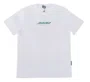 Camiseta Masculina Santa Cruz Flame Dot Manga Curta Estampada - Branco