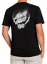 Camiseta Masculina Santa Cruz Flame Dot Manga Curta Estampada - Preto