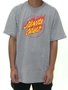 Camiseta Masculina Santa Cruz Flaming Manga Curta Estampado - Cinza Mesclado