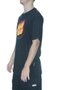 Camiseta Masculina Santa Cruz Flaming Manga Curta Estampada - Preto