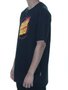 Camiseta Masculina Santa Cruz Flaming Manga Curta Estampado - Preto