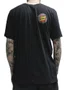 Camiseta Masculina Santa Cruz Flaned Manga Curta Estampada - Preto