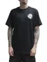 Camiseta Masculina Santa Cruz Hand Dot Manga Curta Estampada - Preto