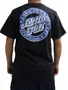Camiseta Masculina Santa Cruz Loco Dot Manga Curta Estampada - Preto