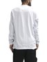 Camiseta Masculina Santa Cruz Manga Longa Estampada - Branco