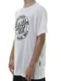 Camiseta Masculina Santa Cruz MFG Dot Manga Curta Estampada - Branco