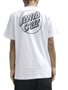 Camiseta Masculina Santa Cruz Opus Dot SS Manga Curta Estampada - Branco