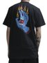 Camiseta Masculina Santa Cruz Pace Ritual Manga Curta Estampada - Preto