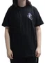 Camiseta Masculina Santa Cruz Simplified Manga Curta Estampada - Preto