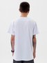 Camiseta Masculina Santo Swell Fit Culture Manga Curta Estampada - Branco