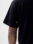 Camiseta Masculina Santo Swell Fit Culture Manga Curta Estampada - Preto