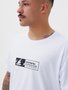 Camiseta Masculina Santo Swell Fit Mountain Manga Curta Estampada - Branco