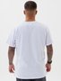 Camiseta Masculina Santo Swell Fit Mountain Manga Curta Estampada - Branco