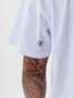 Camiseta Masculina Santo Swell Fit Nature Manga Curta Estampada - Branco