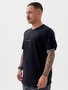 Camiseta Masculina Santo Swell Fit Nature Manga Curta Estampada - Preto
