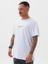 Camiseta Masculina Santo Swell Fit Premium Manga Curta Estampada - Branco