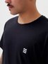 Camiseta Masculina Santo Swell Fit Rising Sun Manga Curta Estampada - Preto