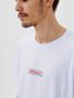 Camiseta Masculina Santo Swell Fit Urban Flower Manga Curta Estampada - Branco