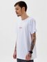 Camiseta Masculina Santo Swell Fit Urban Flower Manga Curta Estampada - Branco