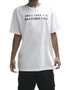Camiseta Masculina Session Aqui Vive Um Skateboard Manga Curta Estampada - Branco