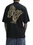 Camiseta Masculina Session Butterfly Manga Curta Estampada - Preto