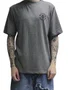 Camiseta Masculina Session Chest Logo Manga Curta Estampada - Cinza Mesclado