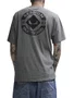Camiseta Masculina Session Chest Logo Manga Curta Estampada - Cinza Mesclado