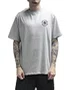 Camiseta Masculina Session Chest Logo Manga Curta Estampada - Cinza Mesclado