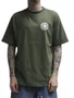 Camiseta Masculina Session Chest Logo Manga Curta Estampada - Verde