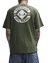 Camiseta Masculina Session Chest Logo Manga Curta Estampada - Verde