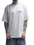 Camiseta Masculina Session Cursive Manga Curta Estampada - Branco