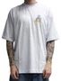 Camiseta Masculina Session Dice Manga Curta Estampada - Branco