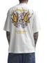 Camiseta Masculina Session Dice Manga Curta Estampada - Off White
