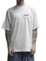 Camiseta Masculina Session Guns Manga Curta Estampada - Off White
