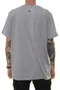 Camiseta Masculina Session Loguinho Discreto Manga Curta Estampada Gola Careca - Cinza Mesclado